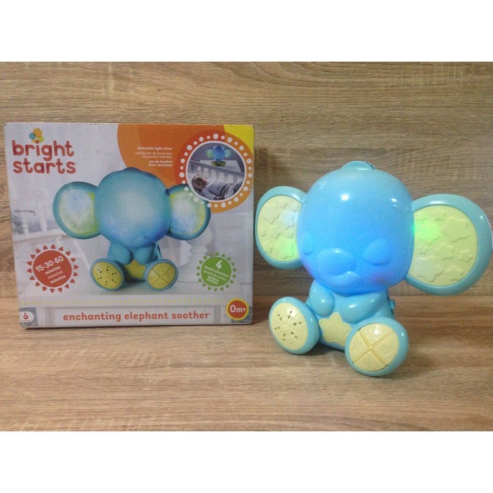 Bright Starts Elephant White Noise Soother Crib Toy Shopee