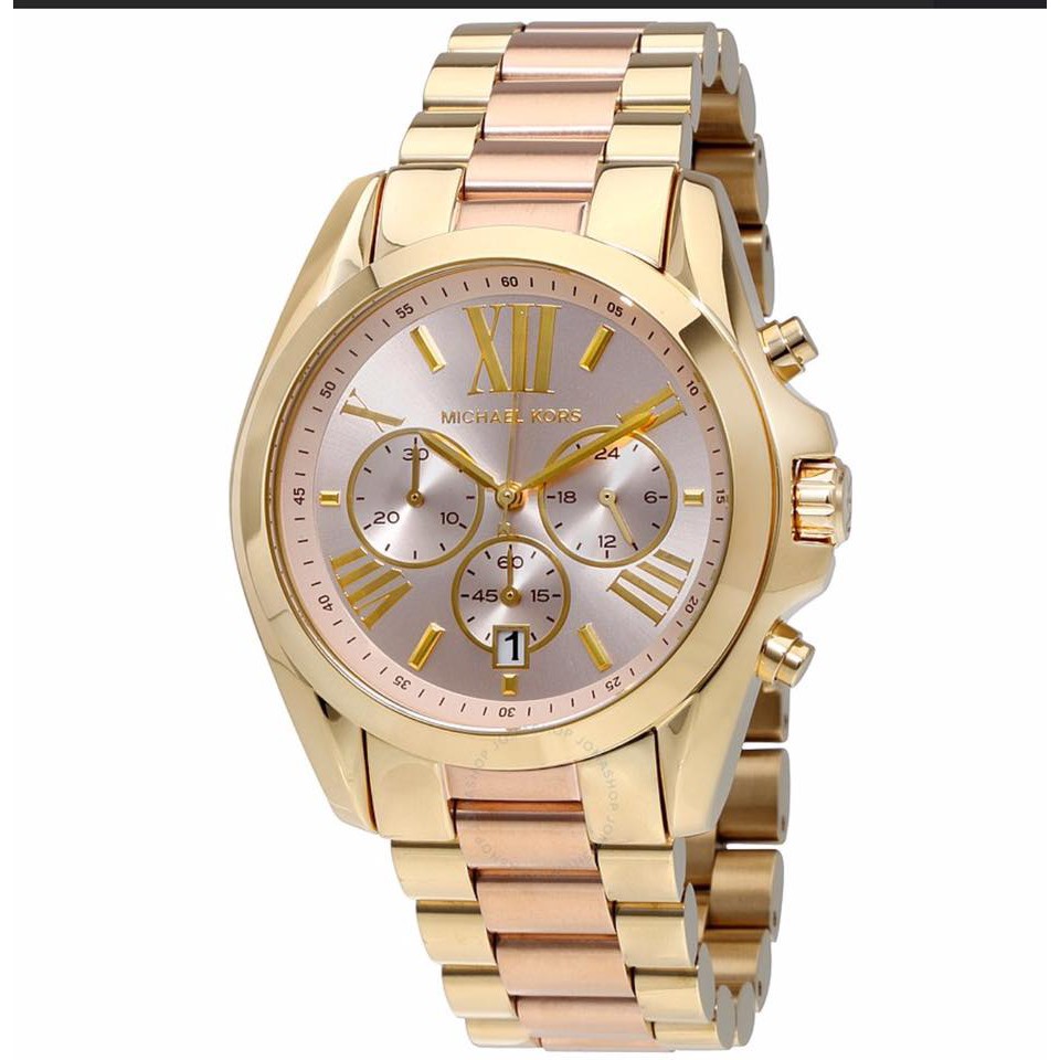 Michael Kors MK6359 Bradshaw Two Tone Chronograph | Shopee Philippines