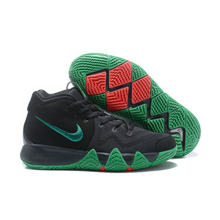 kyrie 4 black and green