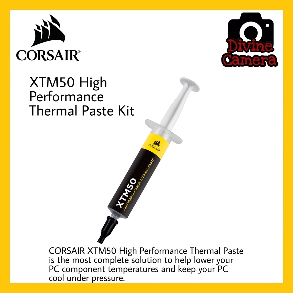 CORSAIR XTM50 High Performance Thermal Paste Kit CT9010002WW Shopee