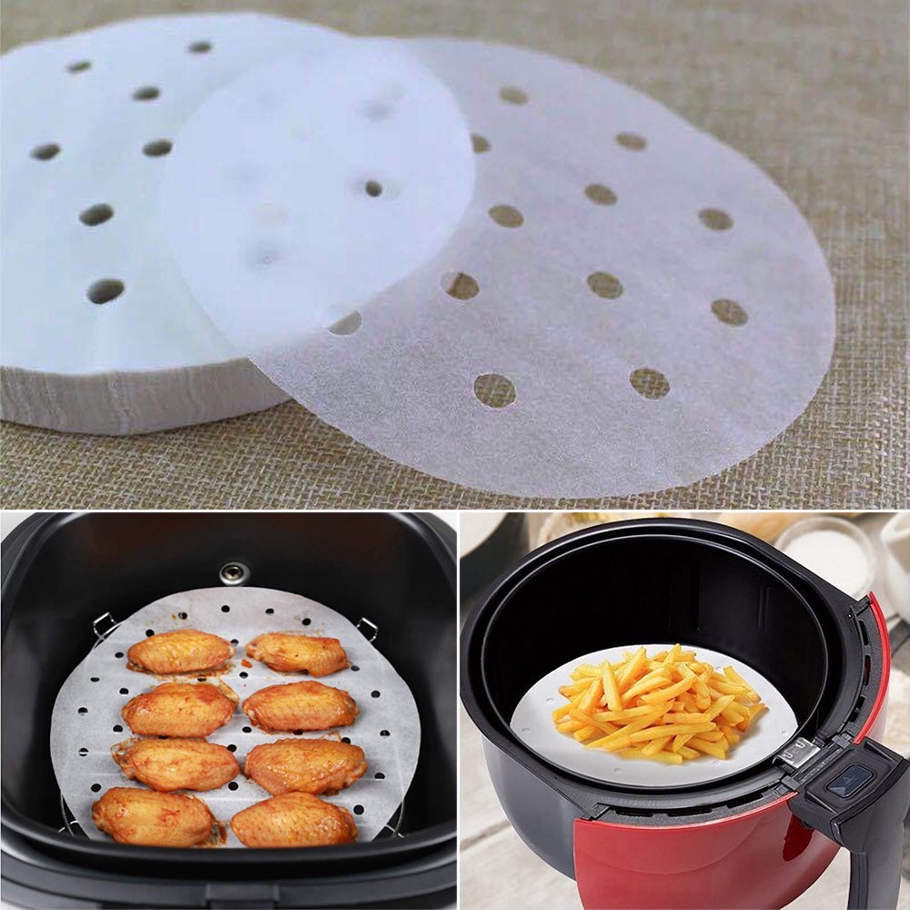 7 9 Inch 7 Inch Steaming Basket Air Fryer 100Pcs Disposable Round