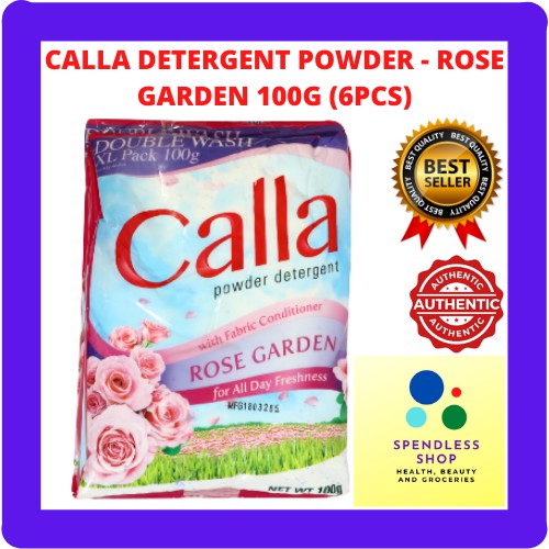 CALLA DETERGENT POWDER ROSE GARDEN 100G (6PCS) Shopee Philippines