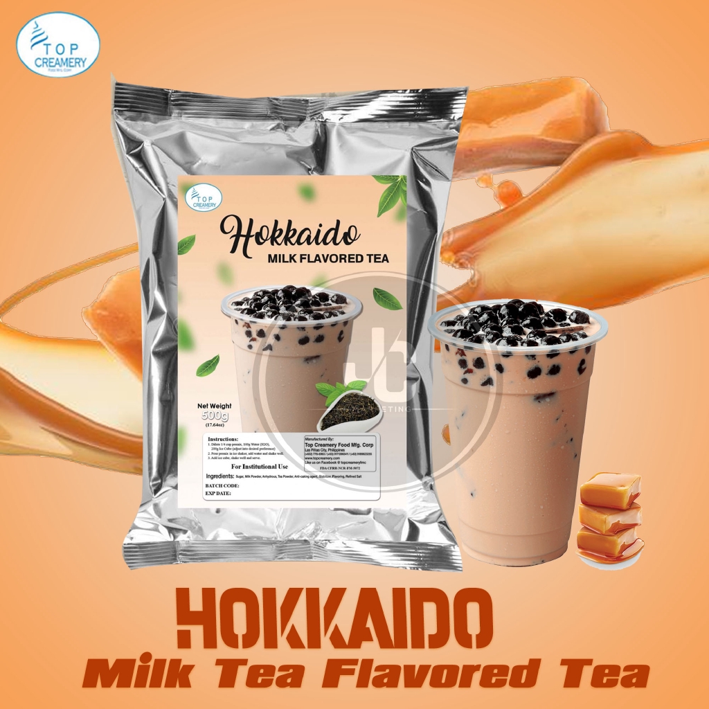 top-creamery-food-mfg-corp-hokkaido-milk-tea-powder-500g-hokkaido