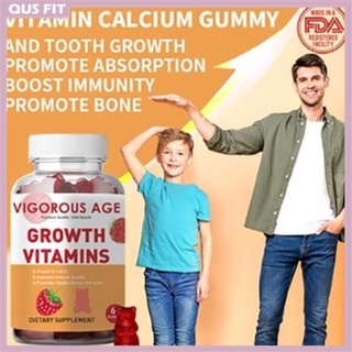 Growth Vitamins Calcium Gummies for kids Rich multivitamins Promote bone development&increase height