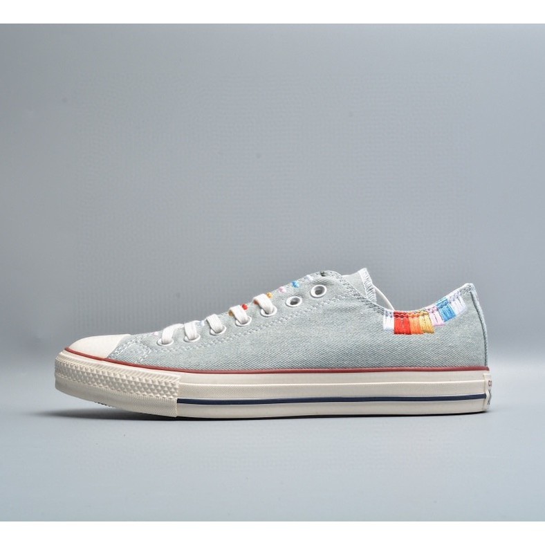 embroidered canvas shoes
