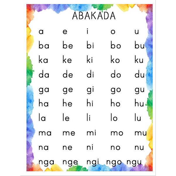 Ang Abakada Alpabetong Filipinofree Filipino Worksheets For Pre K And