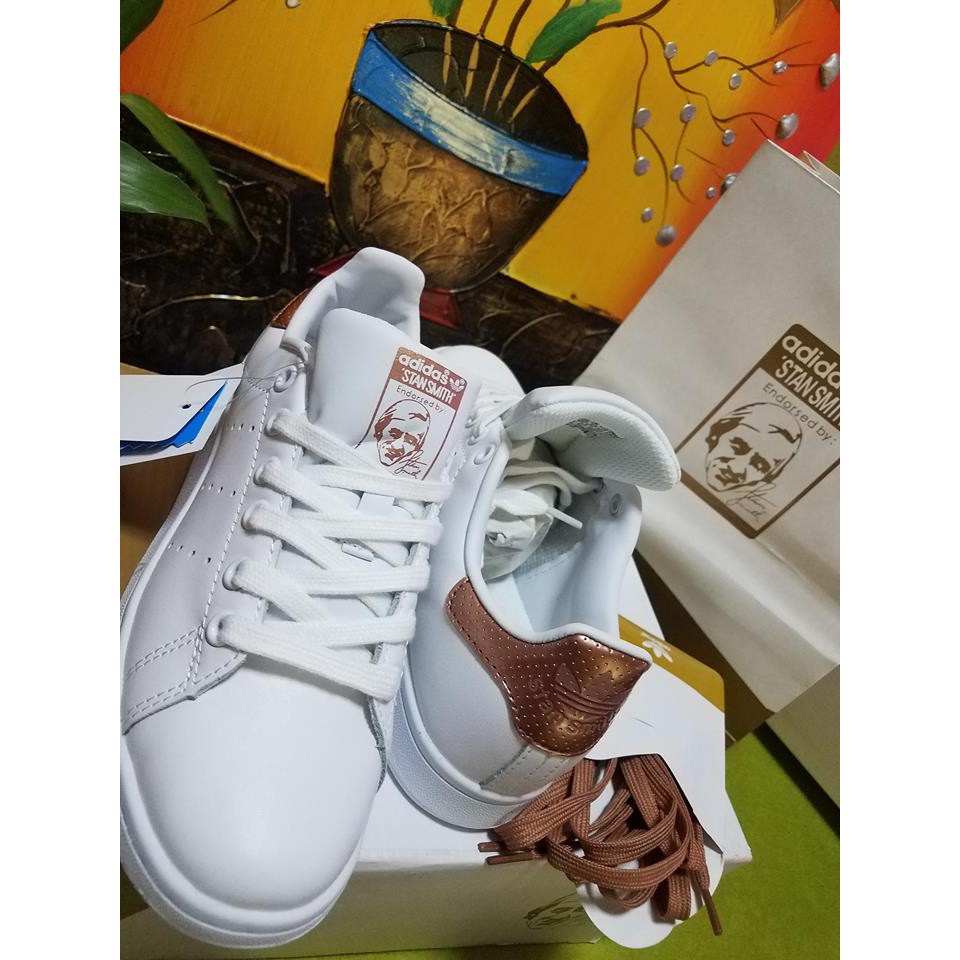 adidas stan smith white rose gold