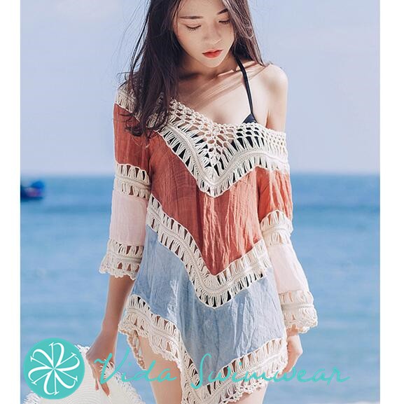lace beach cover up