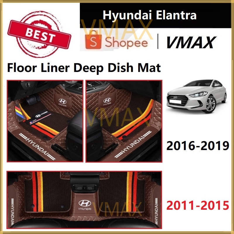 Hyundai Elantra 20122022 Floor Liner Deep Dish Matting For Hyundai
