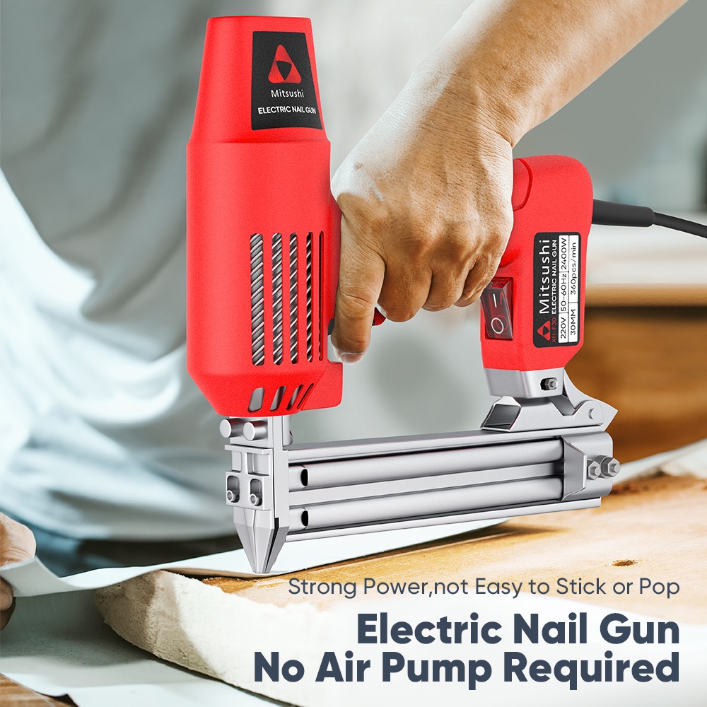 Mitsushi MDDQF30 2400W 220V Electric Nail Gun/Electric Tacker Stapler