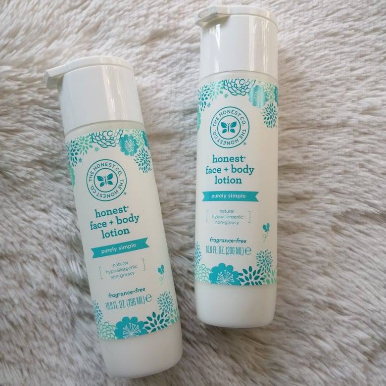 honest company face and body lotion