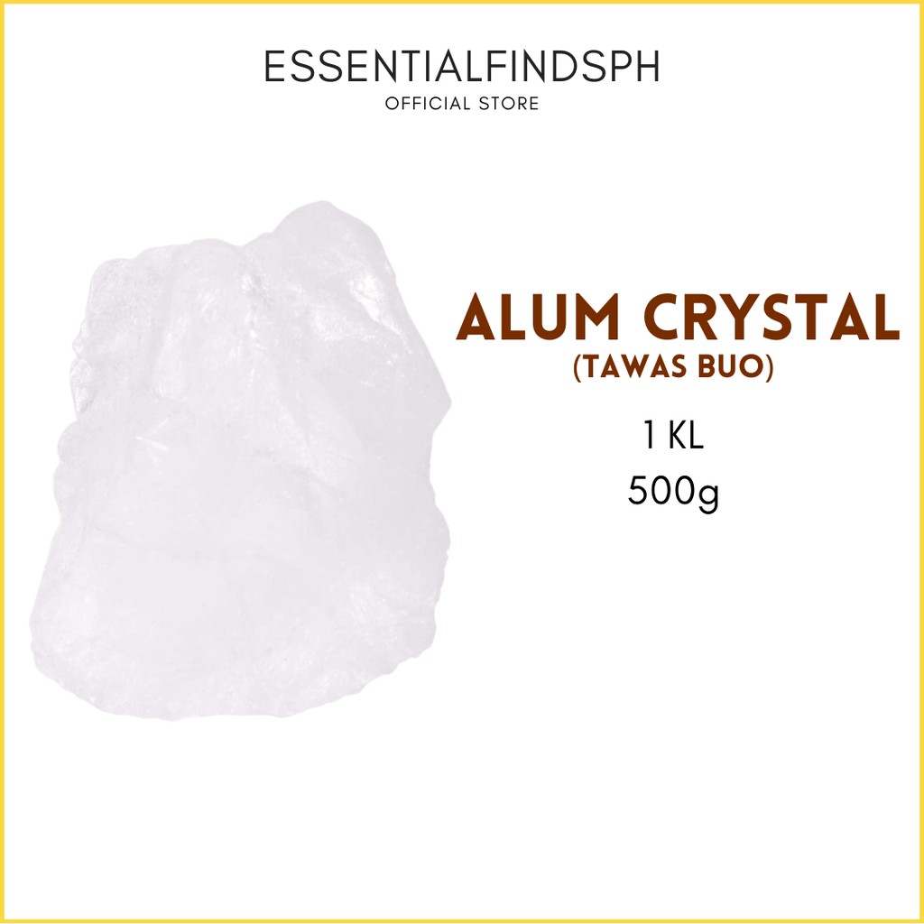 Tawas Buo (Tawas Crystal) Crystal Alum Chunks 1kg | Shopee Philippines