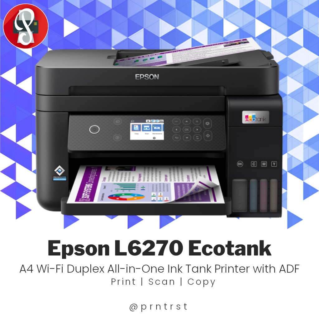 Epson Ecotank L6270 A4 All In One Ink Tank Printer With Adf W Original Ink ₱26429 4345