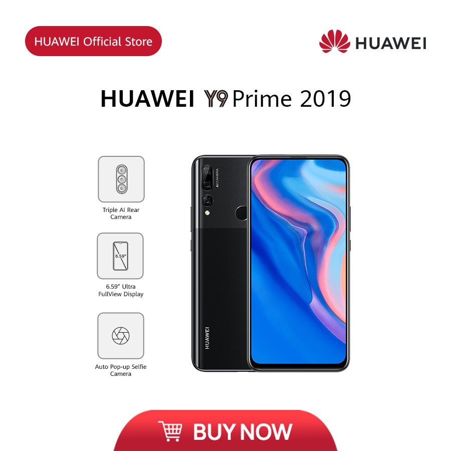 Huawei Y9 Prime 19 Smartphone Auto Pop Up Selfie Camera Triple Ai Rear Camera Emui 9 0 Shopee Philippines