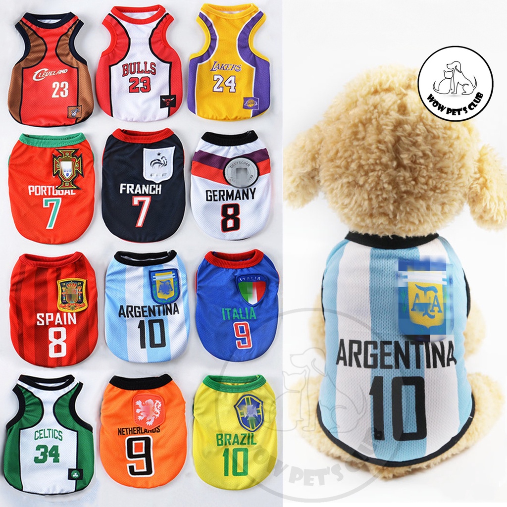 Dog Cat Pet Jersey Sports Clothes Shirt Sweatshirt