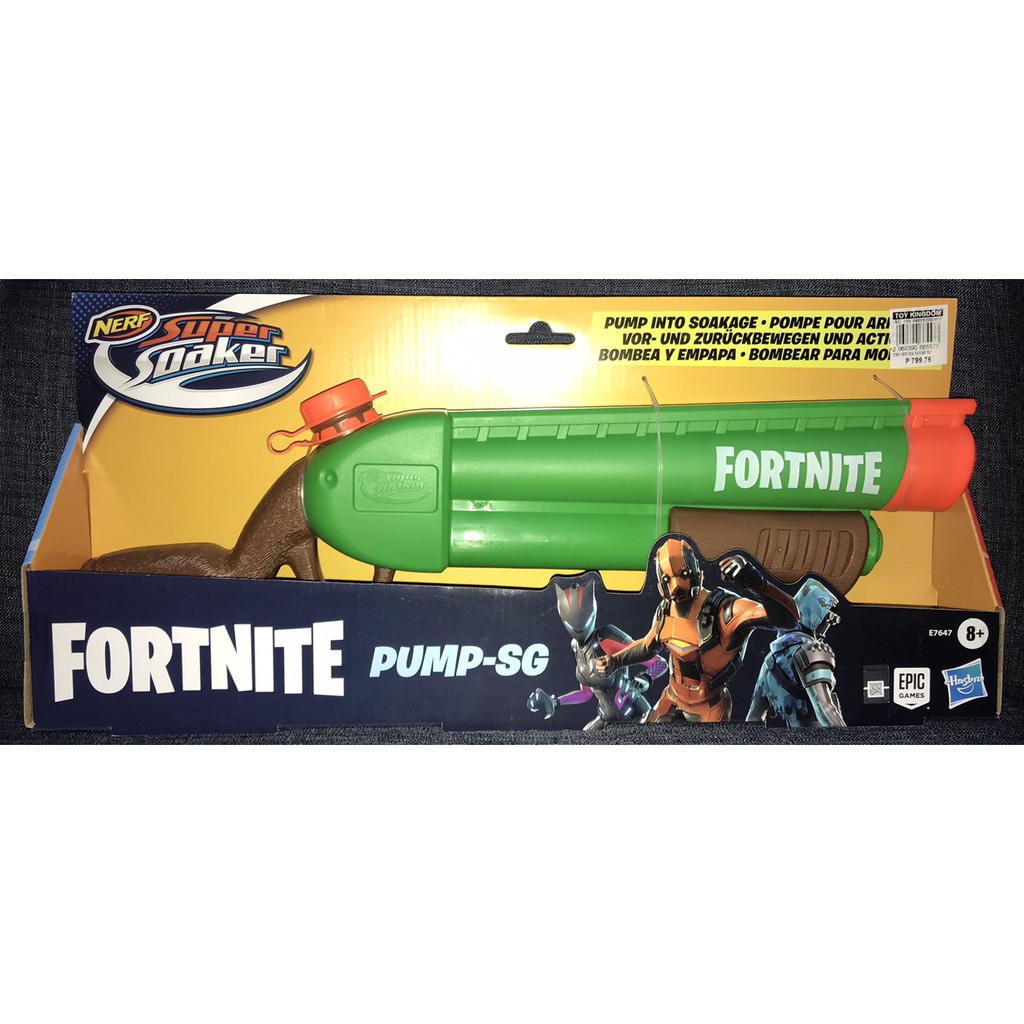 Nerf Super Soaker Fortnite Pump-SG Water Blaster | Shopee Philippines