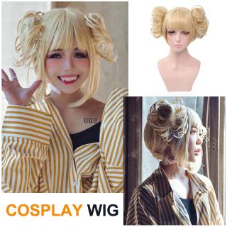 blonde short hair costume wig