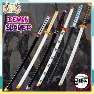 【13 Designs】Demon Slayer sword samurai sword cosplay sword 104CM wooden Tanjiro Zenitsu