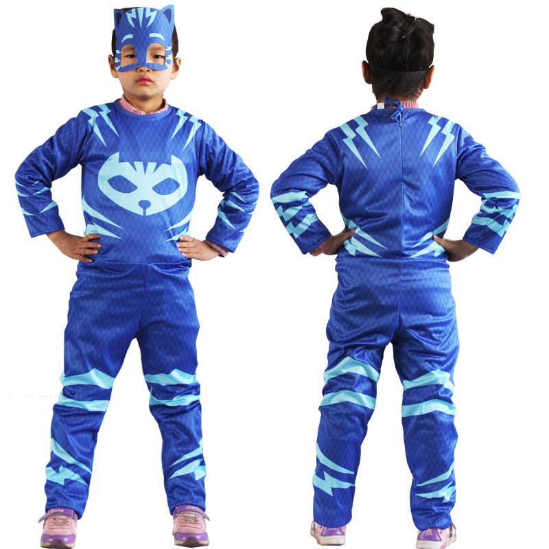 Boys Girl Superhero PJ Masks Gekko Owlette Catboy Kids Cosplay Costume ...