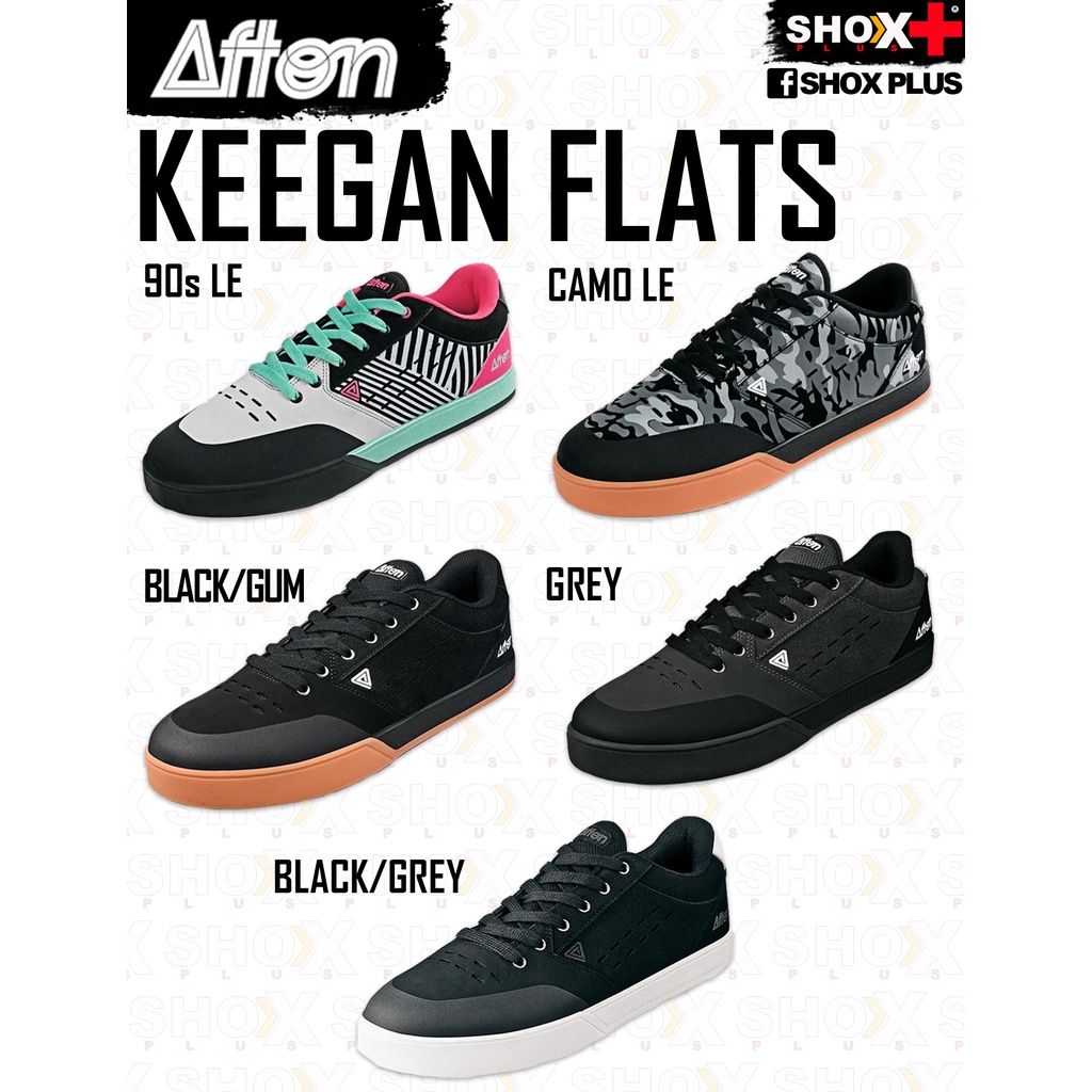 Afton Keegan Flats Shoes Mountain Bike MTB | Shopee Philippines