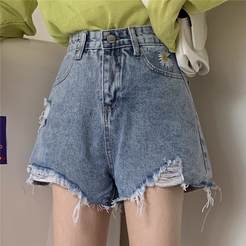 womens high waisted denim shorts