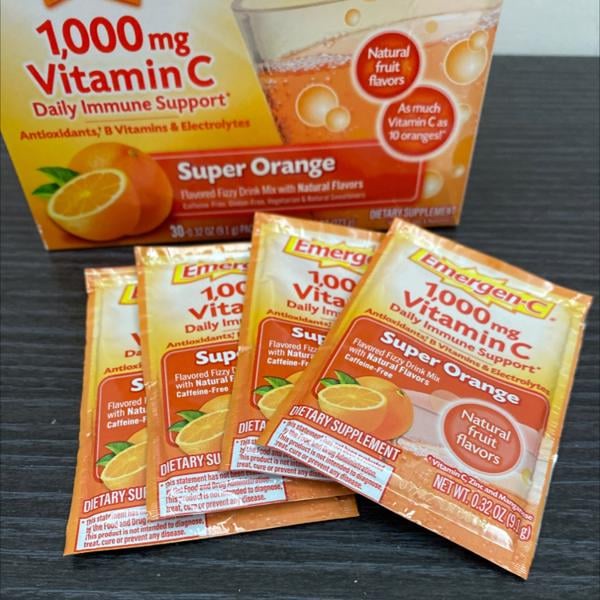 Emergenc 1,000mg Vitamin C Super Orange Vitamin C Drink Vitamin C
