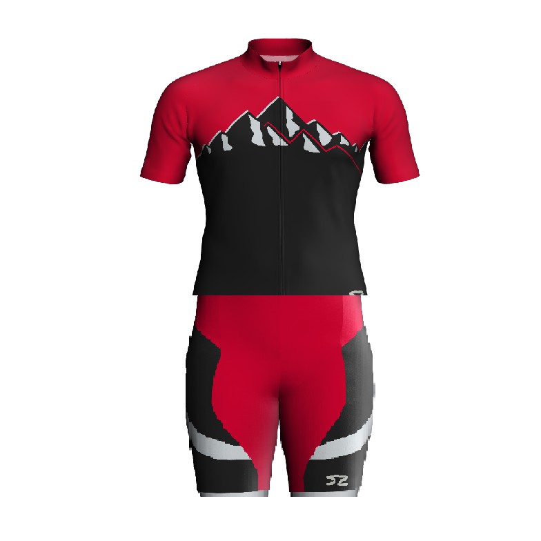 cycling bib and jersey set