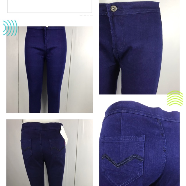 royal blue skinny jeans womens