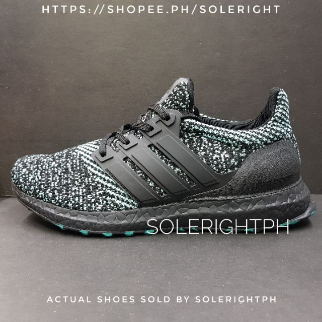 adidas ultra boost black true green