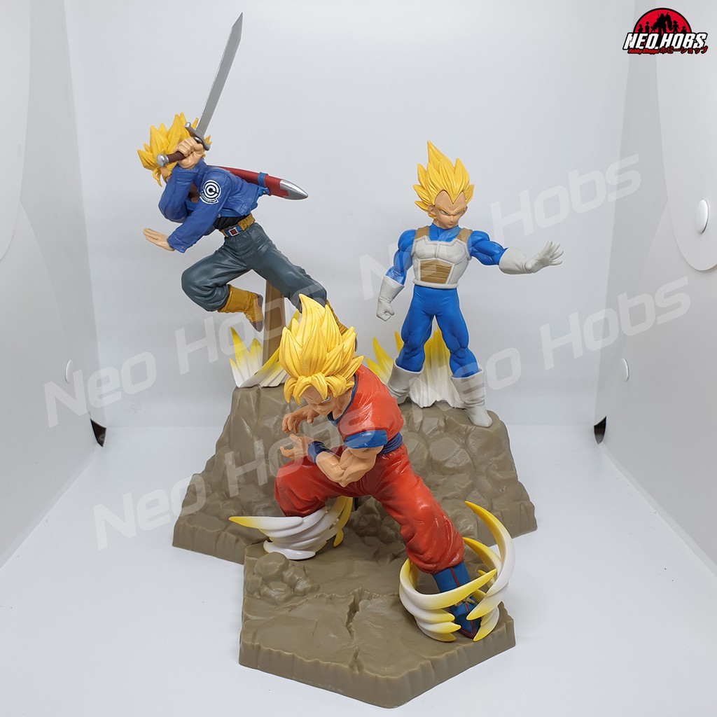 Dragon Ball Z Absolute Perfection Goku Vegeta Trunks Figure bundle ...