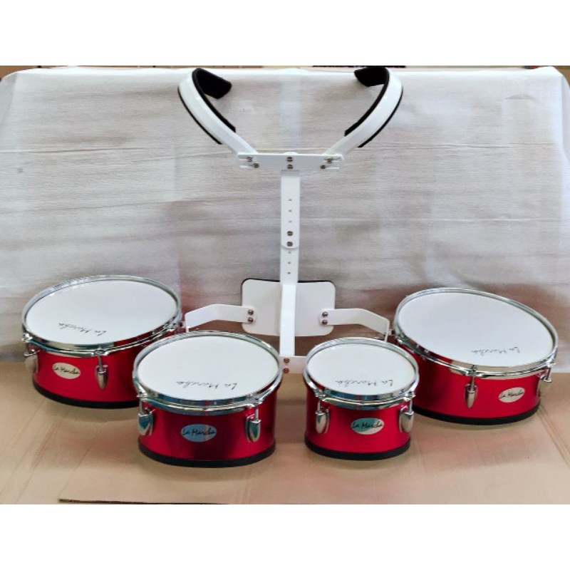 La Marcha Quadro 4 pcs marching drums 8