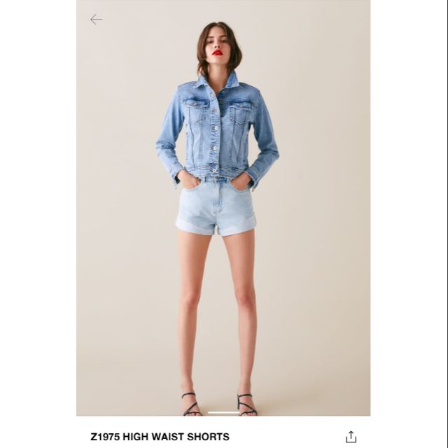 zara high waisted shorts