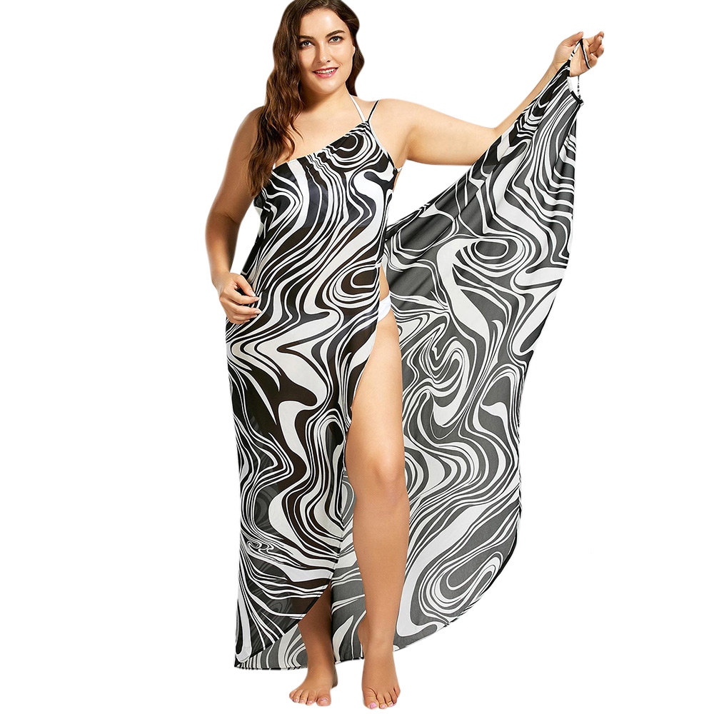 plus size beach cover up wrap dress