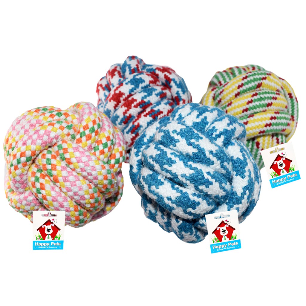 knot ball dog toy