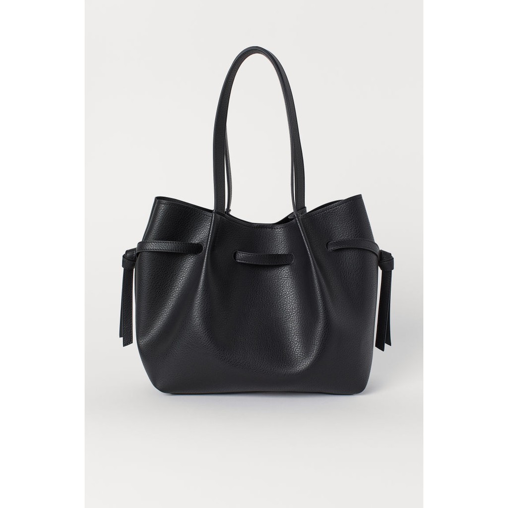 h&m tote bag black