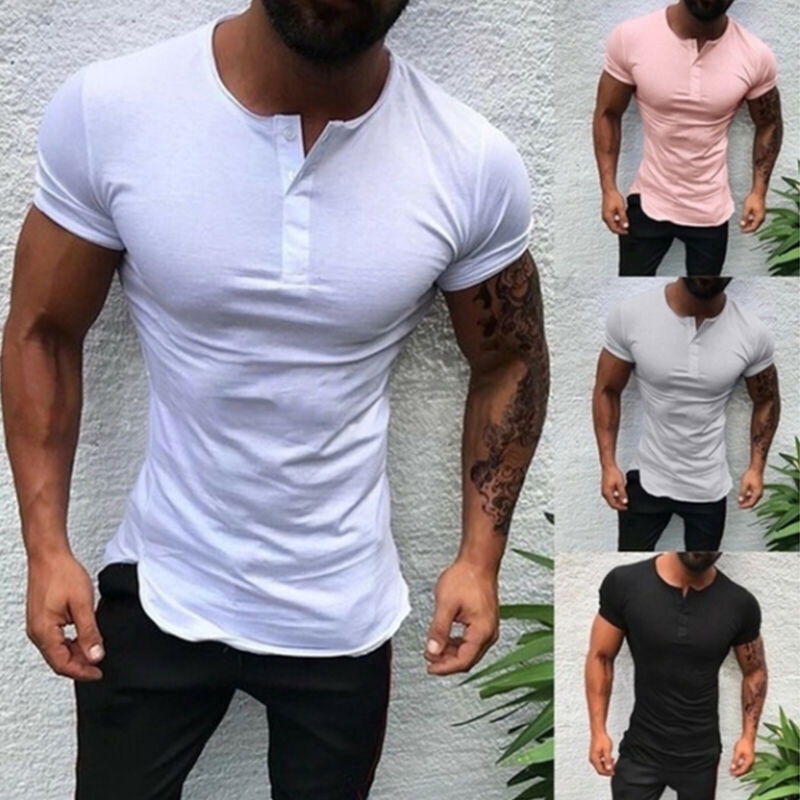 muscle fit casual shirts