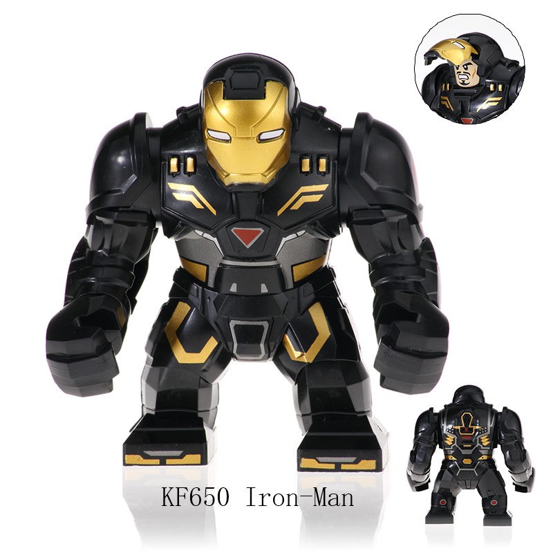 lego black iron man