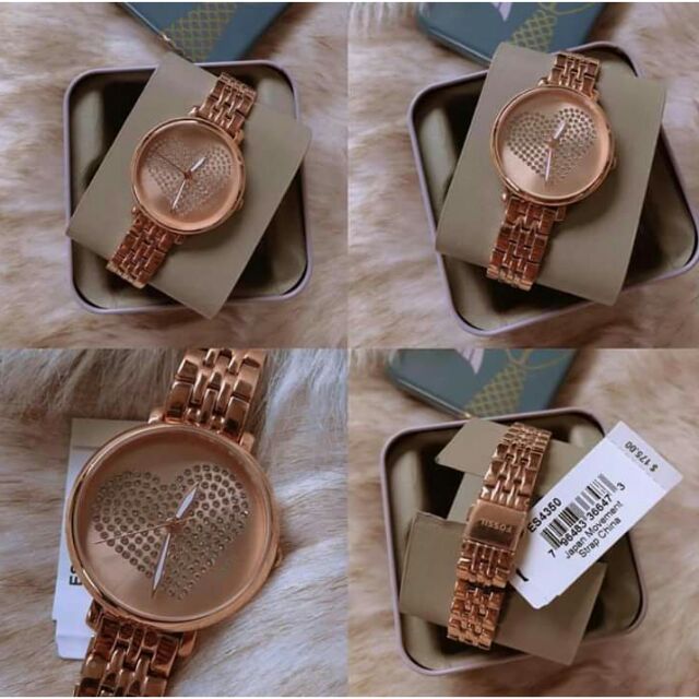 fossil heart watch women's