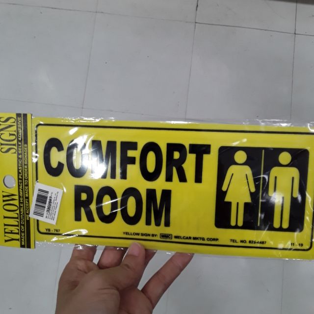 Comfort Room Signage Reminders is rated the best in 04/2024 - BeeCost