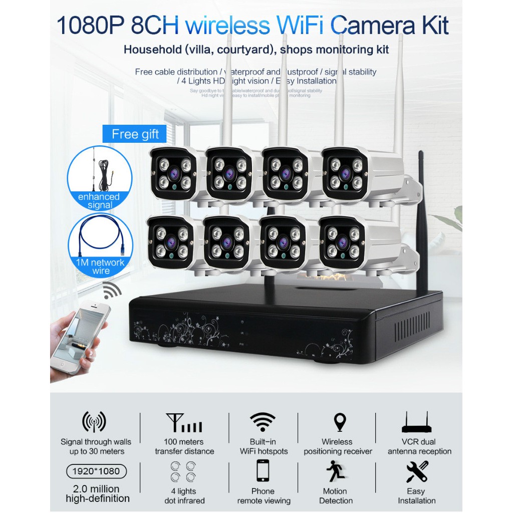 wifi cctv camera kits