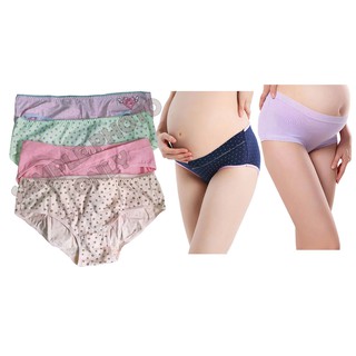 Mid Waist Or Low Waist Maternity Pregnancy Panty (No Choosing - We ship assorted designs and color)