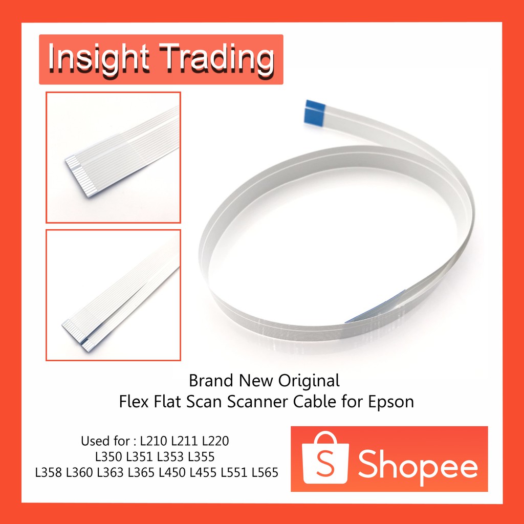 Flex Flat Scan Scanner Cable For Epson L210 L211 L220 L350 L351 L353 L355 L358 L360 L363 L365 L450 Shopee Philippines