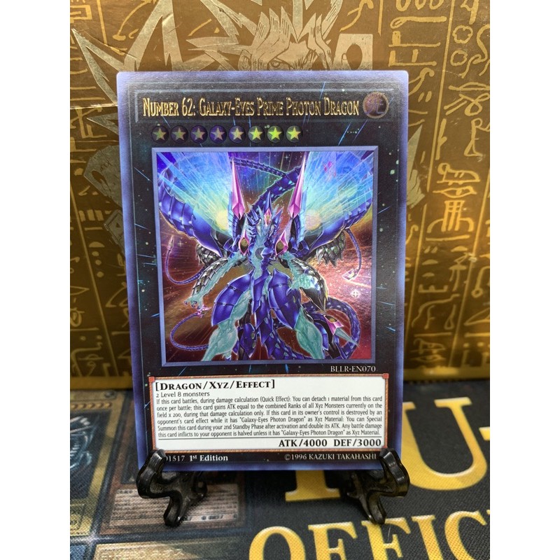 Yugioh Number 62 Galaxy Eyes Prime Photon Dragon Ultra Rare Bllr En070 Nm Shopee Philippines