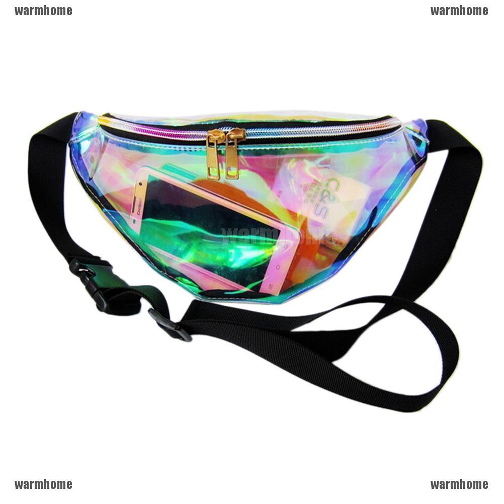 rainbow transparent bag