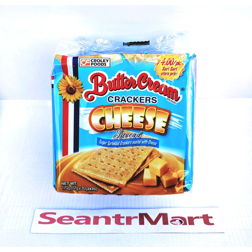 Buttercream (BUTTER CREAM CRACKERS CHEESE SPREAD 170G.X10's) Shopee