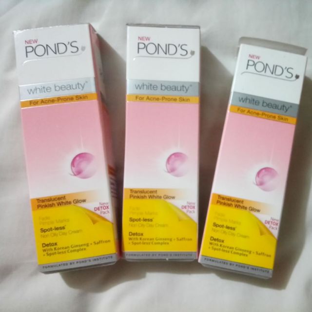 pond's white beauty for acne prone skin