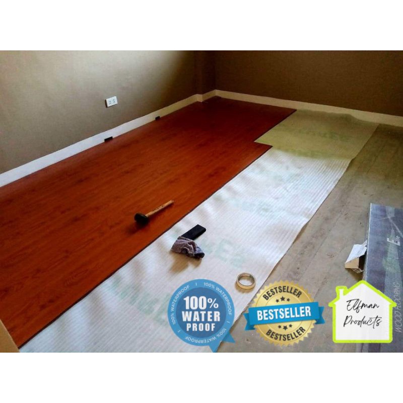 Premium High Density Fiber (HDF) Water Resistant Laminated Wood Floor Planks | Shopee
