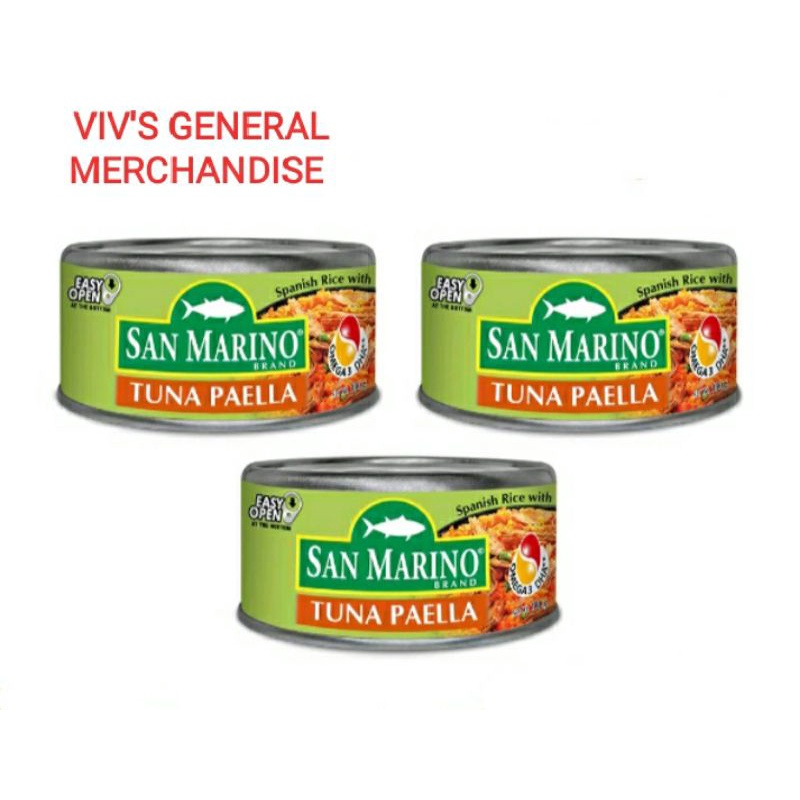 San Marino Tuna Paella ( 3can x 180g ) Shopee Philippines