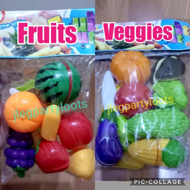 fruit cutting toy set