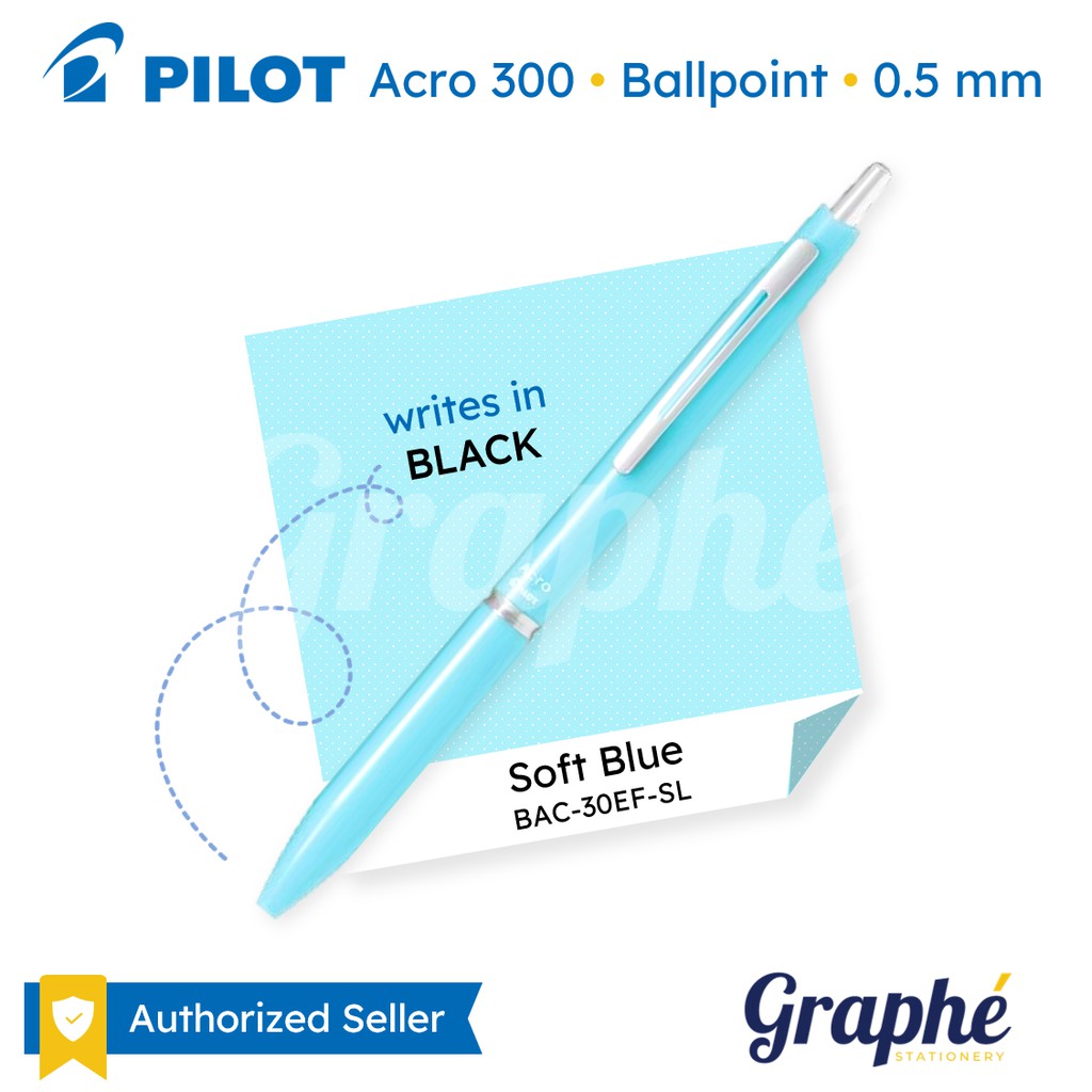 Details about   Pilot Acro 300 Ballpoint Pen 0.5 mm Soft Pink BAC-30EF-SP Japan